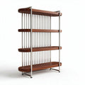 Étagère en bois avec structure en métal dimensions 150 x 80 x 180 cm